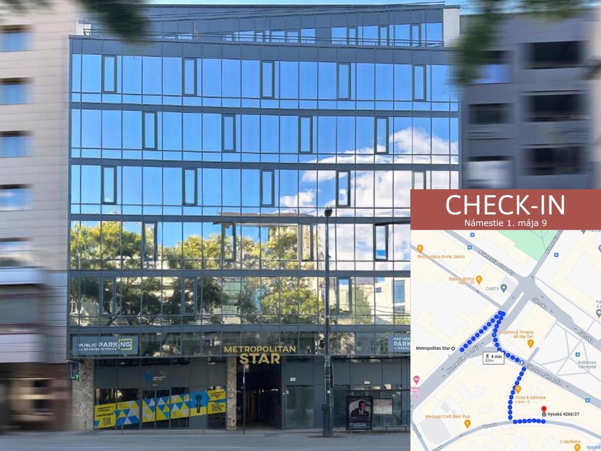 Hotel Reverie - Dependance, Check-In At Metropolitan Star Братислава Екстериор снимка